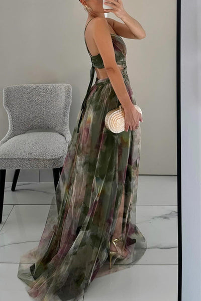 Vaëlia™ | Maxi abito con stampa floreale