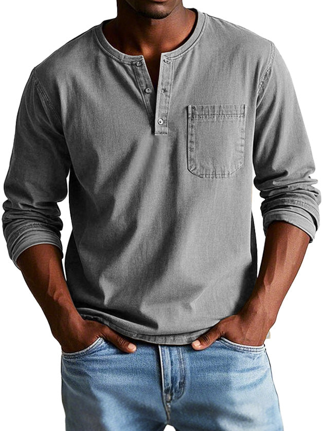 Thomas™ | Camicia vintage a maniche lunghe