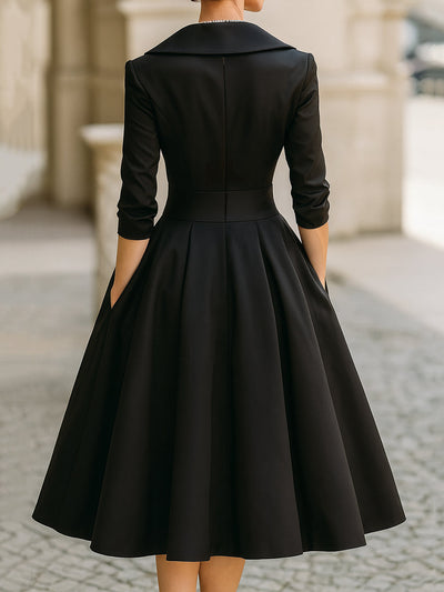 Lina - Vestito midi in satin