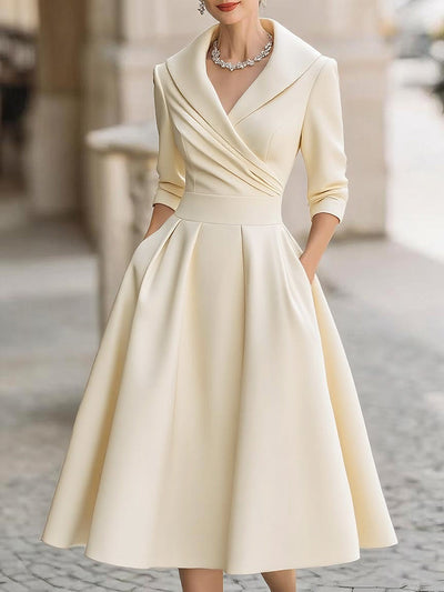 Lina - Vestito midi in satin
