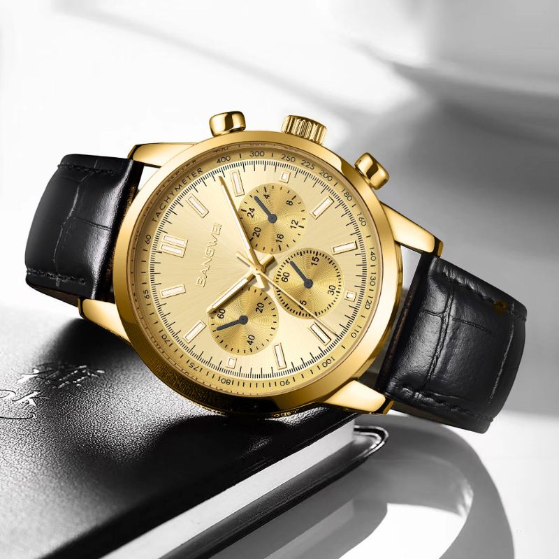 Orologio al Quarzo in Pelle Militare Sportivo Casual™ - Olsen & Olsen