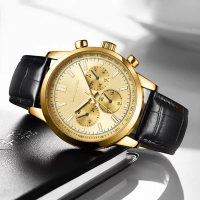 Orologio al Quarzo in Pelle Militare Sportivo Casual™ - Olsen & Olsen