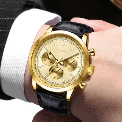 Orologio al Quarzo in Pelle Militare Sportivo Casual™ - Olsen & Olsen