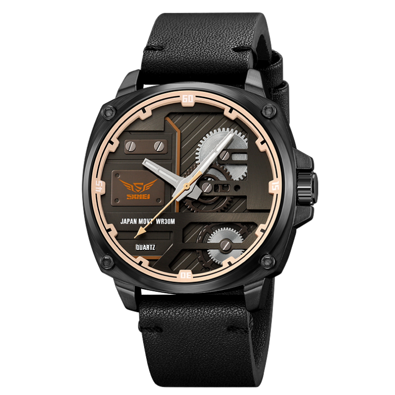 Orologio da Uomo in Pelle Quartz™ - Olsen & Olsen