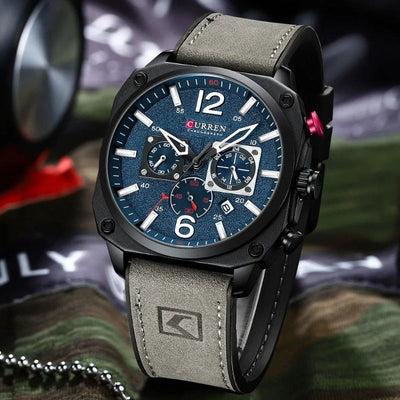 Orologio al Quarzo in Pelle da Ufficio™ - Olsen & Olsen