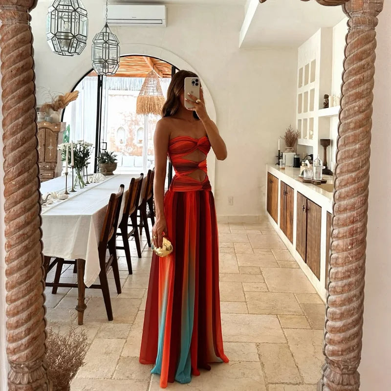 Jasmine - Elegante Abito Maxi