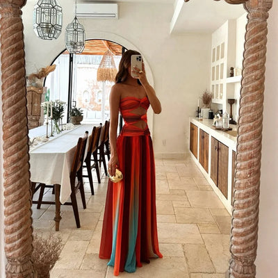Jasmine - Elegante Abito Maxi