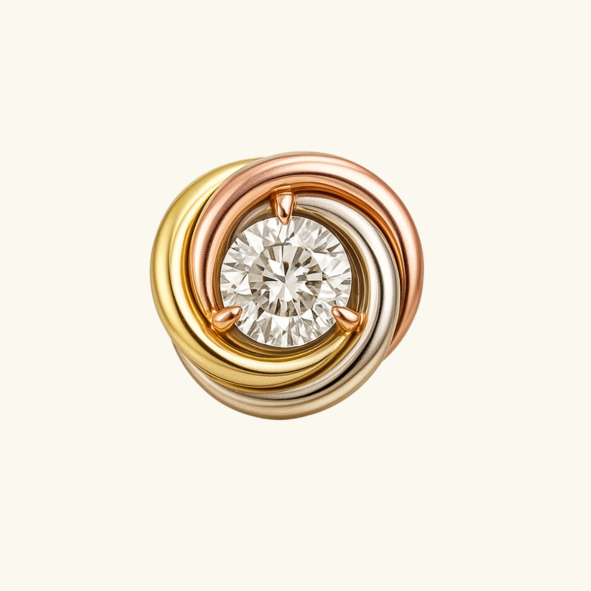 Orecchini TRINITY con Diamanti