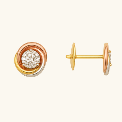 Orecchini TRINITY con Diamanti