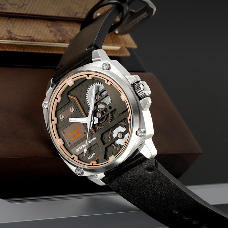 Orologio da Uomo in Pelle Quartz™ - Olsen & Olsen