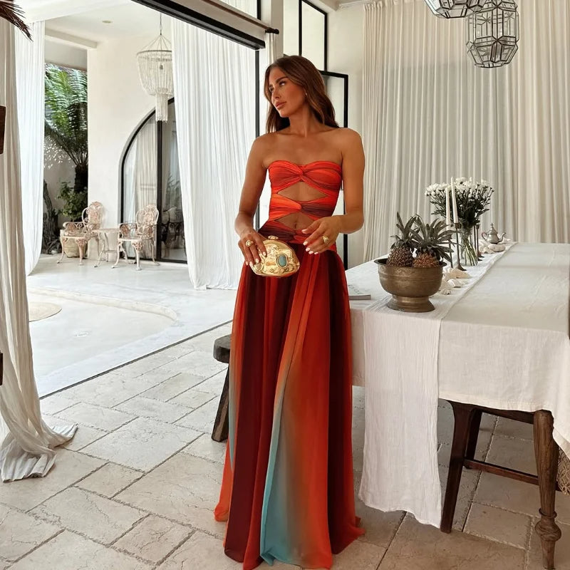 Jasmine - Elegante Abito Maxi