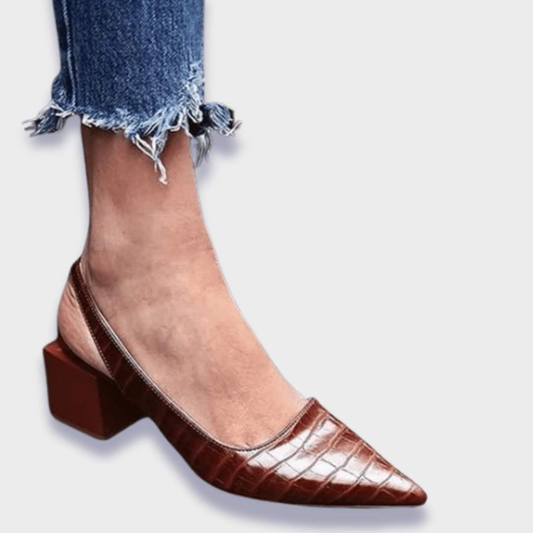Heidi | Pump ortopediche in pelle sintetica premium