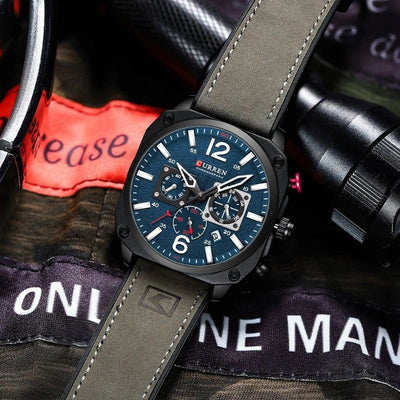 Orologio al Quarzo in Pelle da Ufficio™ - Olsen & Olsen