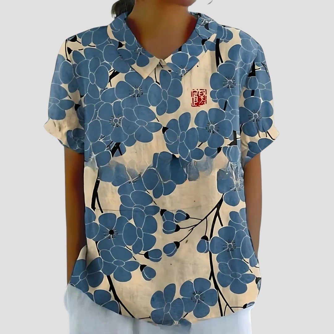 KERRY™ | BLUSA CON COLLO