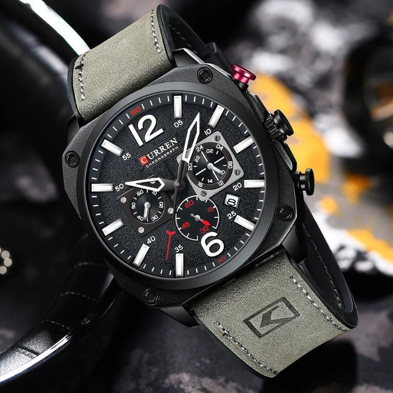 Orologio al Quarzo in Pelle da Ufficio™ - Olsen & Olsen