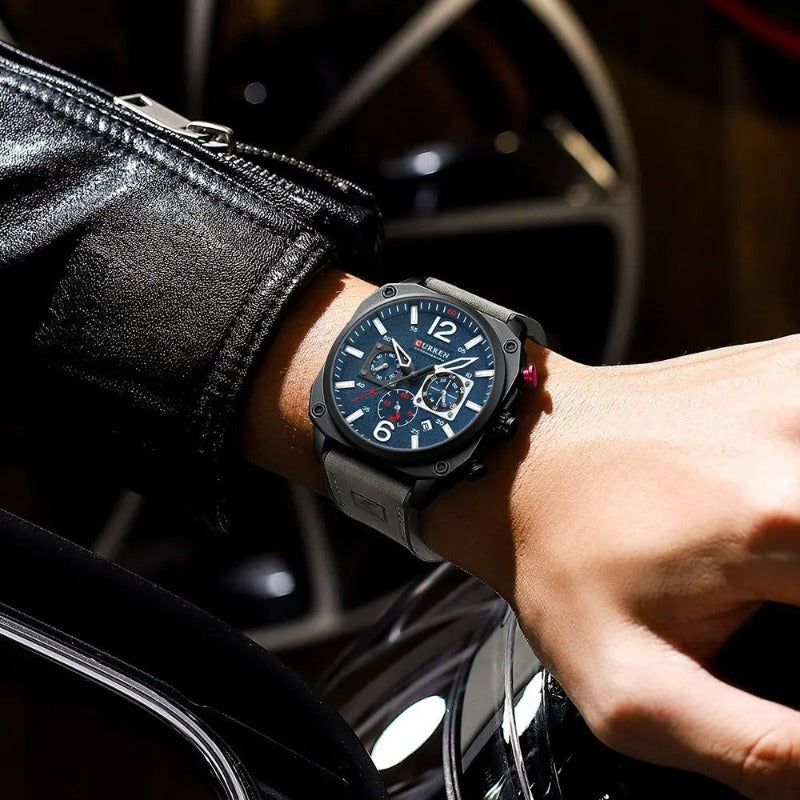 Orologio al Quarzo in Pelle da Ufficio™ - Olsen & Olsen