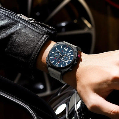 Orologio al Quarzo in Pelle da Ufficio™ - Olsen & Olsen