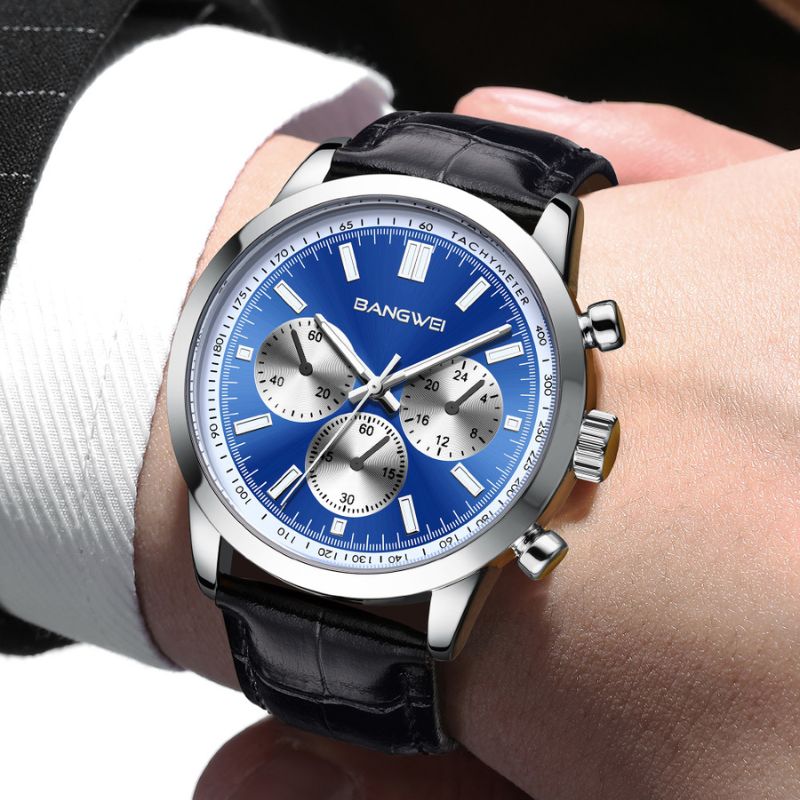 Orologio al Quarzo in Pelle Militare Sportivo Casual™ - Olsen & Olsen