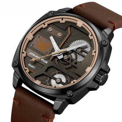 Orologio da Uomo in Pelle Quartz™ - Olsen & Olsen