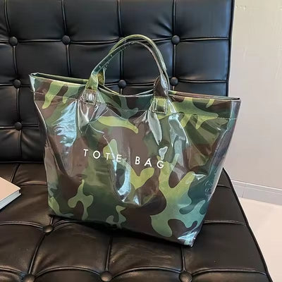 Borsa Tote Stampa Giornaliera