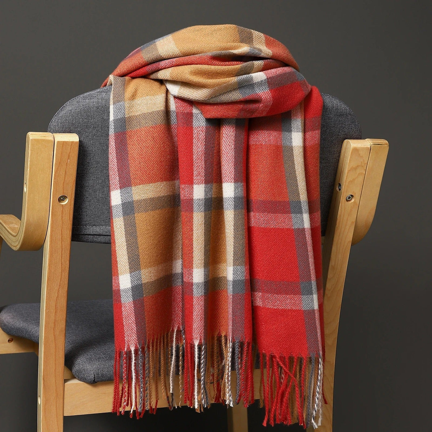 Cashmere - Sciarpa a quadri