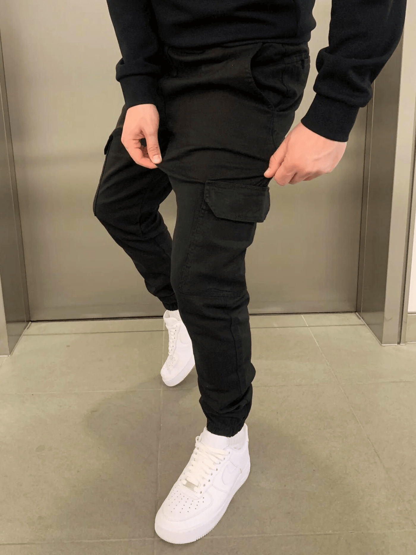 LALUNA - Jogger con vestibilità cargo