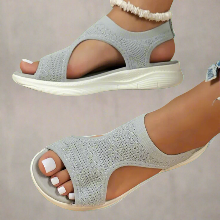 Amelie | Sandali con zeppa fatti a mano in materiale premium