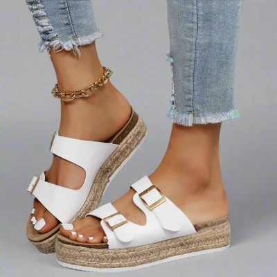 Elfriede | Sandali in pelle premium lucida