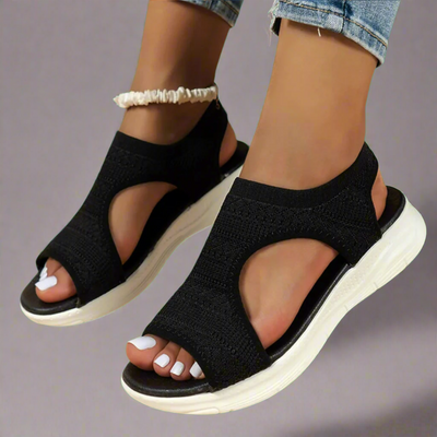 Amelie | Sandali con zeppa fatti a mano in materiale premium