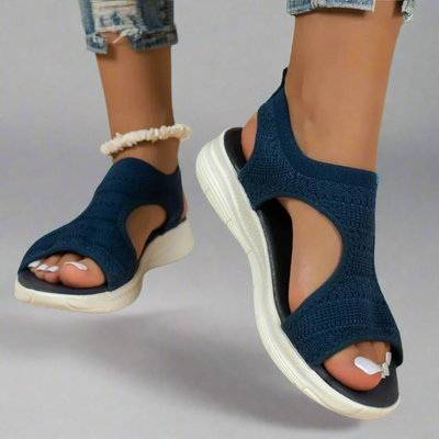 Amelie | Sandali con zeppa fatti a mano in materiale premium
