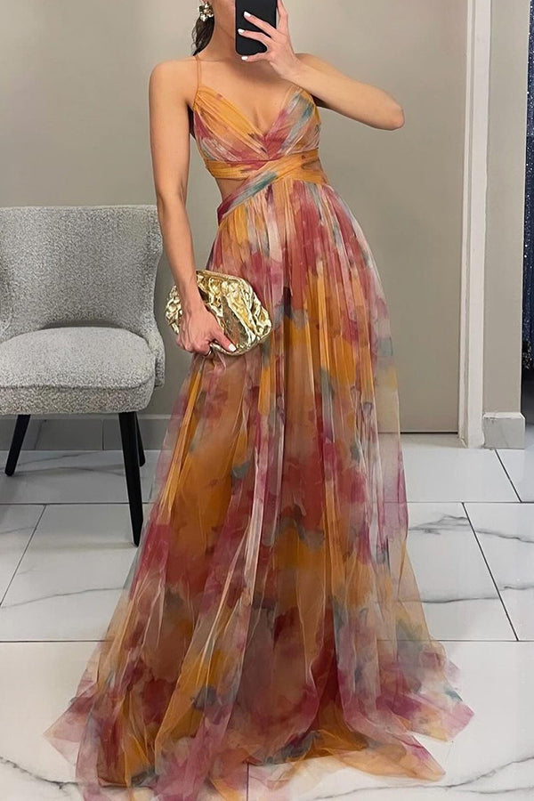Vaëlia™ | Maxi abito con stampa floreale