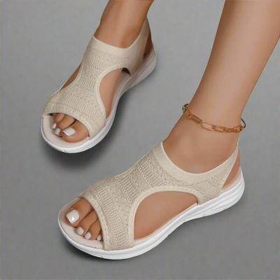 Amelie | Sandali con zeppa fatti a mano in materiale premium