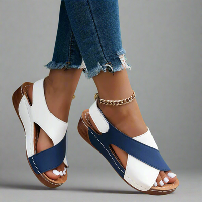 Gabriele | Sandali wedge fatti a mano in materiale premium