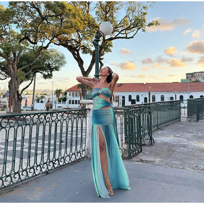 Jasmine - Elegante Abito Maxi