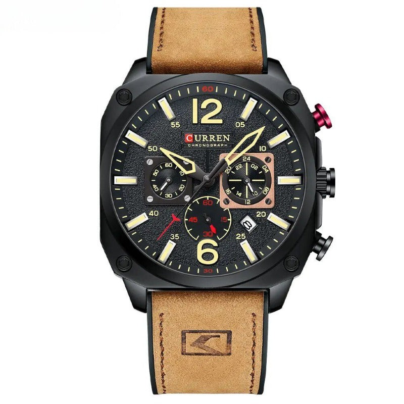 Orologio al Quarzo in Pelle da Ufficio™ - Olsen & Olsen