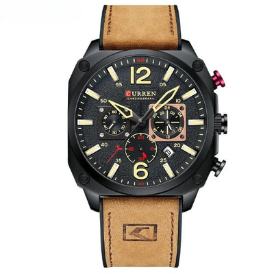 Orologio al Quarzo in Pelle da Ufficio™ - Olsen & Olsen