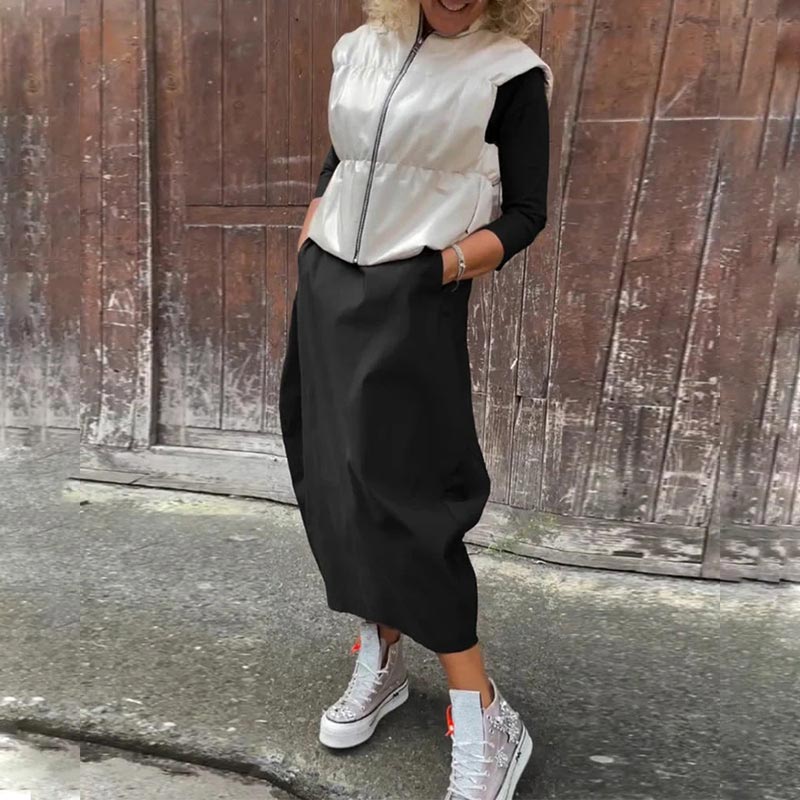 Jess™ Abito semplice ed elegante per donne con tasca