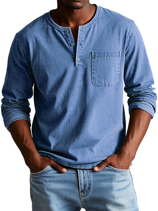 Thomas™ | Camicia vintage a maniche lunghe