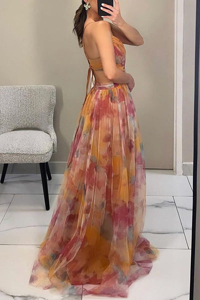 Vaëlia™ | Maxi abito con stampa floreale