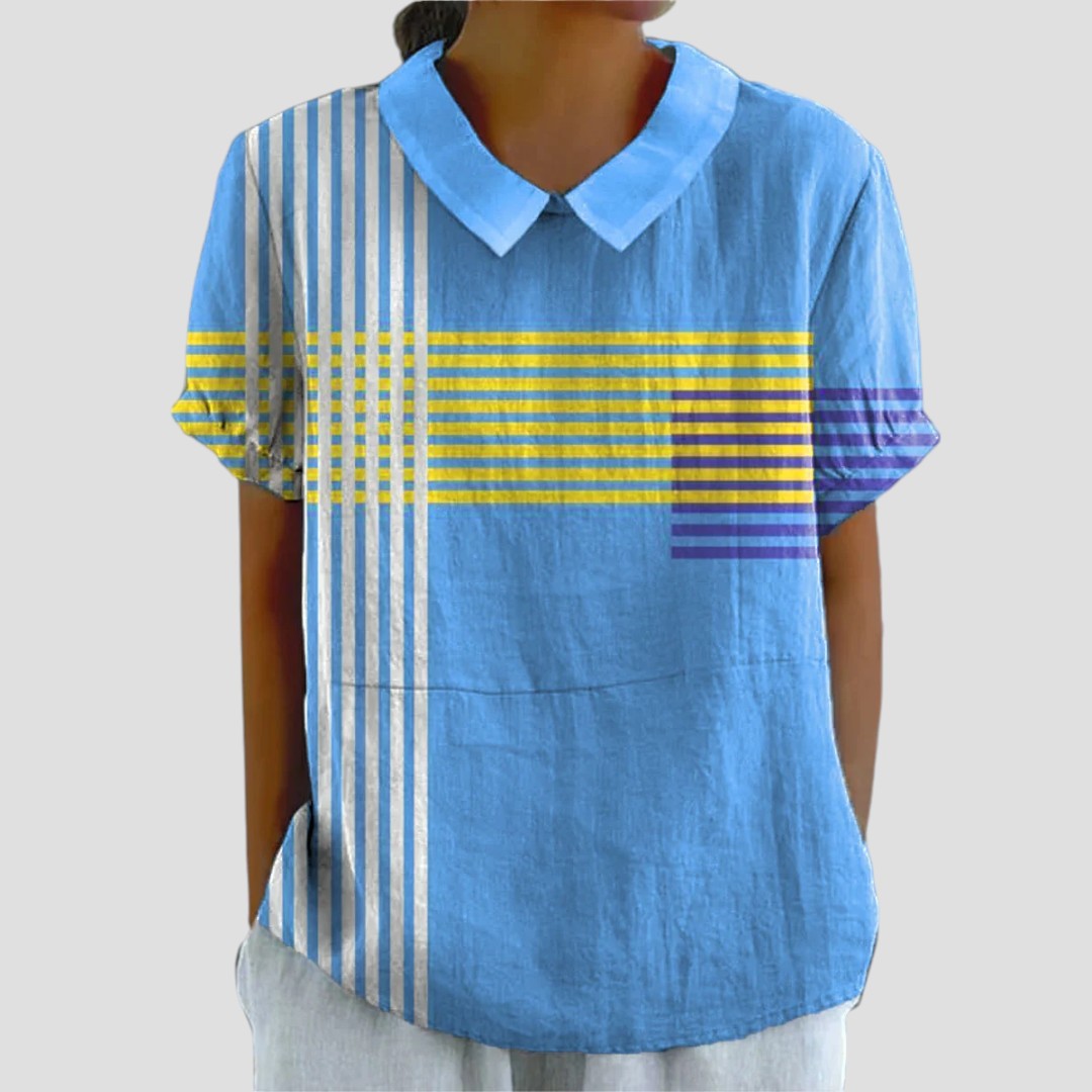 MELISSA™ | BLUSA CON COLLO