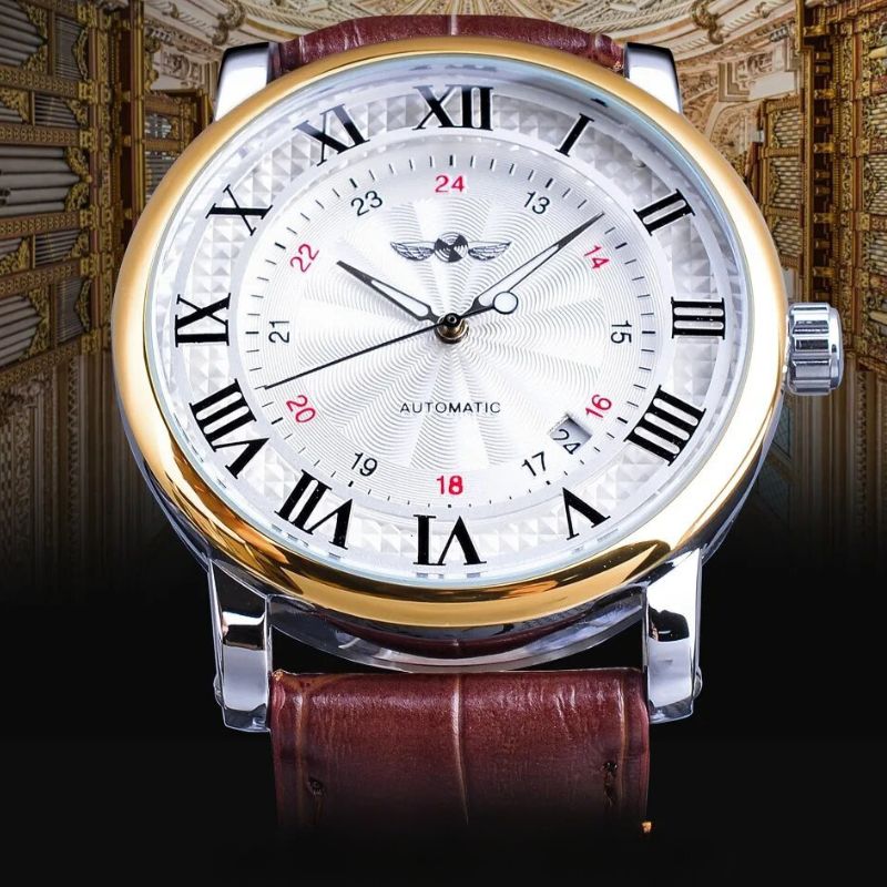 Orologio Automatico in Pelle di Lusso Completo™ - Olsen & Olsen