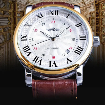 Orologio Automatico in Pelle di Lusso Completo™ - Olsen & Olsen