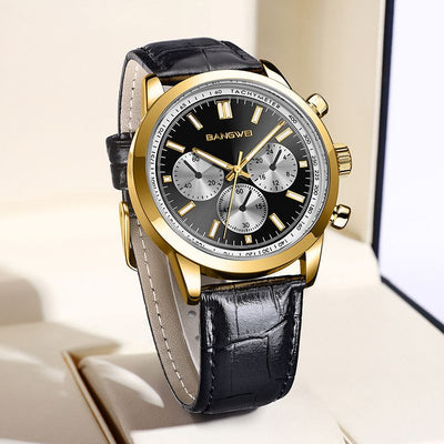 Orologio al Quarzo in Pelle Militare Sportivo Casual™ - Olsen & Olsen