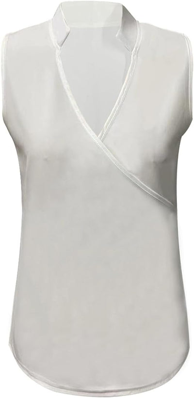 Sarah | Elegante top senza maniche monocolore