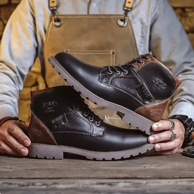Aaron™ | Stivali in pelle vintage