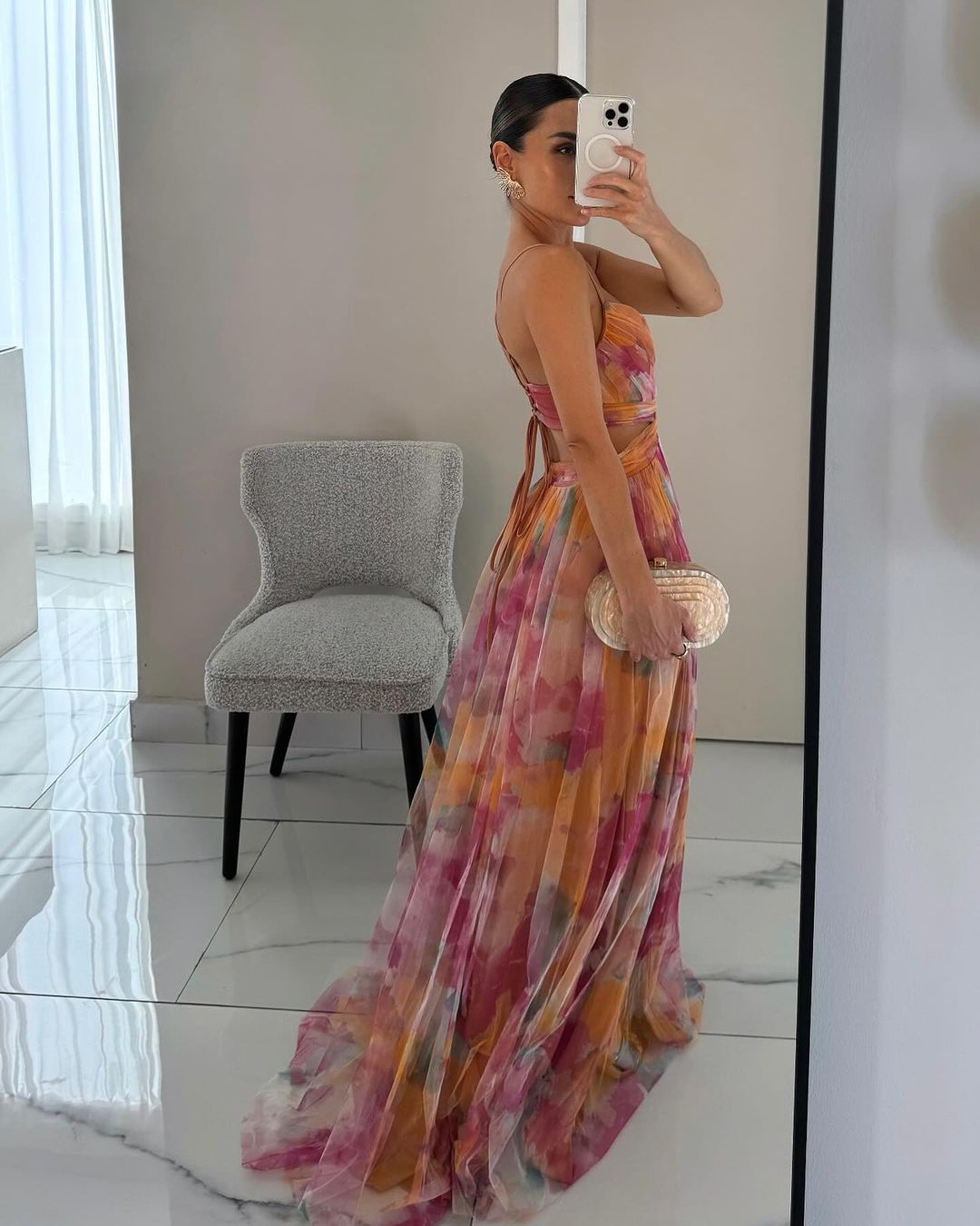 Vaëlia™ | Maxi abito con stampa floreale