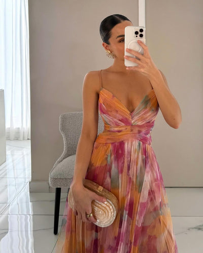 Vaëlia™ | Maxi abito con stampa floreale
