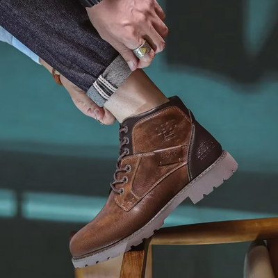 Aaron™ | Stivali in pelle vintage