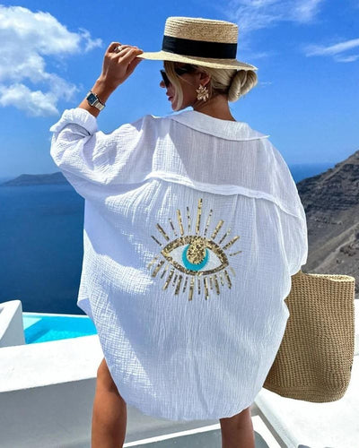 SORAYA - Camicia casual con paillettes