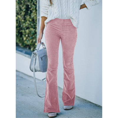 Chloe | Pantaloni svasati in velluto a coste